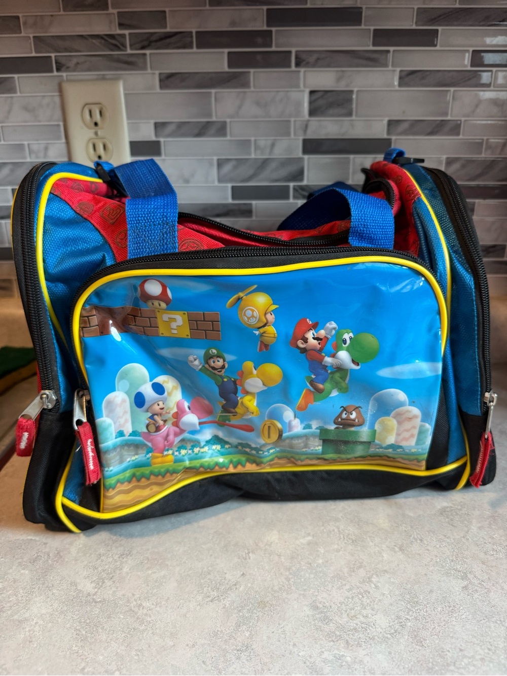 Nintendo New Super Mario Bros Wii Duffle Bag Accessory